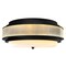Cwi Lighting Valdivia 4 Light Black Flush Mount 1567C18-4-101 - alternate 1